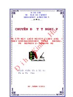 Thực trạng về lao động và việc làm của người dân vạn đò bãi dâu sau khi định cư lên bờ ở phường phú hậu, thành phố huế 