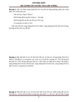 CƠ HỌC ĐẤT ĐỀ CƯƠNG ÔN THI ĐẦU VÀO LIÊN THÔNG 2016