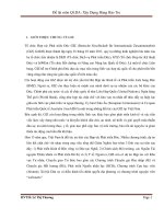 Đề tài môn Quản lý dự án Xây dựng hàng rào Tre