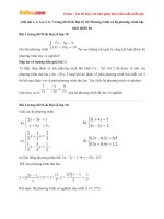 Giải bài tập trang 68 SGK Đại số 10: Phương trình và hệ phương trình bậc nhất nhiều ẩn