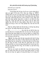 Bài  phát biểu hưởng ứng lễ phát động thôn bản