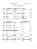 kiểm tra 15 phút tiếng anh 11 lần 2