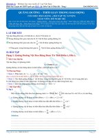 Quãng đường và thời gian trong dao động 