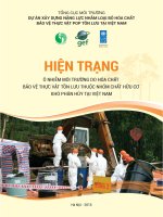 Hiện trạng ô nhiễm môi trường do hóa chất bảo vệ thực vật tồn lưu thuộc nhóm chất hữu cơ  khó phân hủy tại Việt Nam