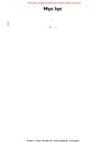 Bộ tài liệu luyện thi đại học môn anh văn