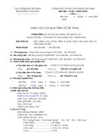 Phiếu theo dõi quá trình đổ bê tôngCông trình: Dự án cảI tạo nâng cấp quốc lộ 3Đoạn: Bờ đậu - cửa khẩu tà lùng (km82+100 ữ km344+436)