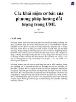Các khái niệm cơ bản của phương pháp hướng đối tượng trong UML 