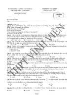 de thi to hop KHTN   THPT vinh vien