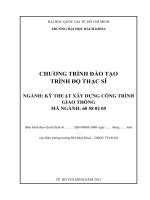 KỸ THUẬT XÂY DỰNG CÔNG TRÌNH GIAO THÔNG