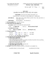 Biên bảnNghiệm thu nội bộ công việc xây dựngCông trình: Dự án cảI tạo nâng cấp quốc lộ 3,Đoạn: Bờ đậu - cửa khẩu tà lùng (km82+100 ữ km344+436)