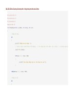 Đếm số lượng số dương trên 1 hàng trong ma trận các số thực 