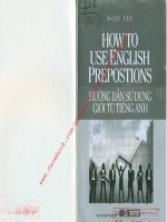Hướng dẫn sử dụng giới từ trong tiếng anh (Tr130)