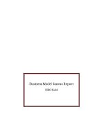 Business Model Canvas Report