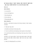 Kĩ thuật dòng ý thức trong tiểu thuyết biết đâu địa ngục thiên đường