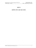 PHẦN I HƯỚNG DẪN CHO CÁC NHÀ THẦU