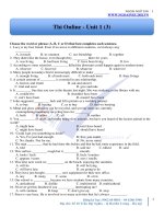 Thi online   unit 1 (3) 