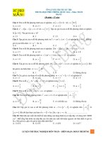 tài liệu ôn thi môn toán trắc nghiệm lớp 12