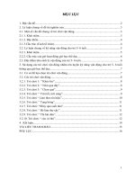 SKKN sáng kiến kinh nghiệm mầm non sử dụng các trò chơi vận động nhằm rèn luyện kỹ năng vận động cho trẻ nhà trẻ 5  6 tuổi thông qua giờ học thể dục