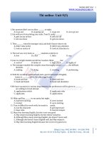 30  thi online 3 unit 5 