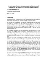 SKKN sáng kiến kinh nghiệm mầm non các biện pháp tổ chức trò chơi dân gian nhằm phát triển vận động cho trẻ mẫu giáo 3 – 4 tuổi ở trường mầm non 