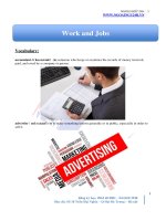 Từ vựng theo chủ điểm   work and jobs 