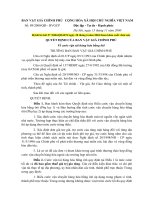 QUYẾT ĐỊNH CỦA BAN VẬT GIÁ CHÍNH PHỦ Về cước vận tải hàng hóa bằng ôtô