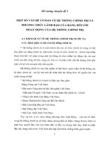 Đề cương ôn thi nâng ngạch công chức môn kiến thức chung 