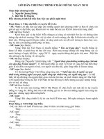 LOI DAN CHUONG TRINH 2011