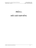 PHẦN II ĐIỀU KIỆN HỢP ĐỒNG