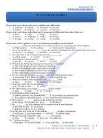 Thi online 1   unit 2 