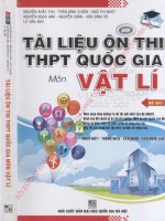 TÀI LIỆU ÔN THI THPT QUỐC GIA MÔN VẬT LÝ  CỦA  NGUYỄN KHẮC THU