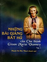 Những bài giảng bất hủ của cha thánh 