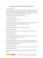 Giải bài tập trang 92 SGK Sinh lớp 8: Tiêu hóa ở ruột non