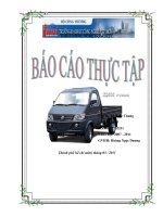Báo cáo thực tập tốt nghiệp kỹ thuật ô tô Công ty TNHH TMDV Tổng hợp Bến Thành Savico