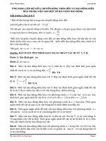 PHAN LOAI BÀI TẬP UNG DUNG DUONG TRON LUON GIAC VAO GIAI TOAN DAO DONG