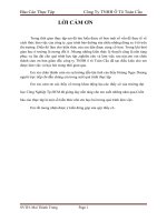 Báo cáo thực tập tốt nghiệp kỹ thuật ô tô Công Ty TNHH Ô Tô Toàn Cầu