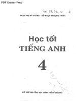 hoc tot tiếng anh lớp 4 chương trình cũ