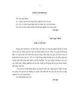 Luận văn thạc sỹ - Chính sách phát triển vườn ươm doanh nghiệp trên địa bàn thành phố Hà Nội