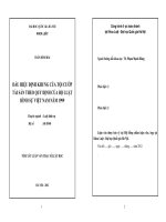 Dấu hiệu định khung của tội cướp tài sản theo quy định của bộ luật hình sự Việt Nam năm 1999