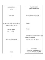 Dấu hiệu chống người thi hành công vụ trong luật Hình sự Việt Nam