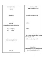 Hòa giải trong giải quyết tranh chấp đất đai