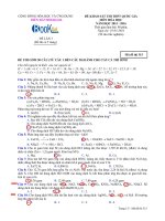 Tổng hợp đề khảo sát hóa 2017 (3) 