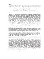 SKKN sáng kiến kinh ngiệm nâng cao kết quả học tập một vật lý 9 thông qua việc sử dụng phần mềm thí nghiệm ảo CROCODILE TECHNOLOGY 3d 