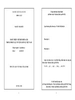 Hoàn thiện chế định hòa giải trong pháp luật tố tụng dân sự Việt Nam