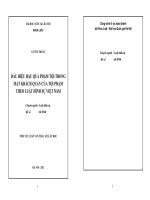 Dấu hiệu hậu quả phạm tội trong mặt khách quan của tội phạm theo luật hình sự Việt Nam