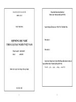 Hợp đồng học nghề theo luật dạy nghề ở Việt Nam