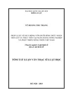 Pháp luật về huy động vốn dưới hình thức nhận tiền gửi và thực tiễn tại ngân hàng nông nghiệp và phát triển nông thôn Việt Nam