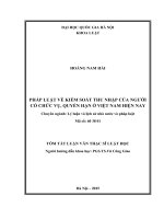Pháp luật về kiểm soát thu nhập của người có chức vụ, quyền hạn ở Việt Nam hiện nay