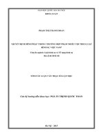 Quyết định hình phạt trong trường hợp phạm nhiều tội theo luật Hình sự Việt Nam