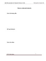 bài tập lớn lý thuyết ô tô máy kéo